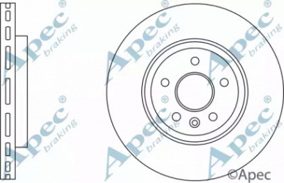 APEC BRAKING dsk3191 -  Тормозной диск